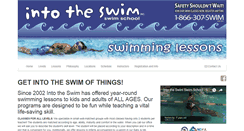 Desktop Screenshot of intotheswim.com